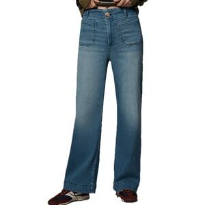 The Colette Full-Length Wide-Leg Jeans by Maeve